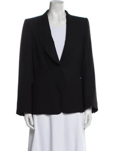Pre-owned Ann Demeulemeester Wool Jacket In Black