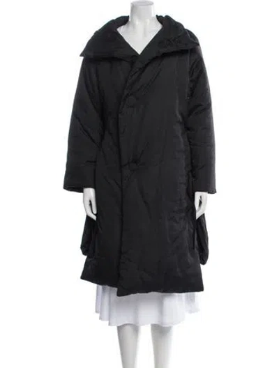 Pre-owned Ann Demeulemeester Wool Parka In Gray