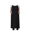Ann Demeulemeester Wrap Skirt In Black