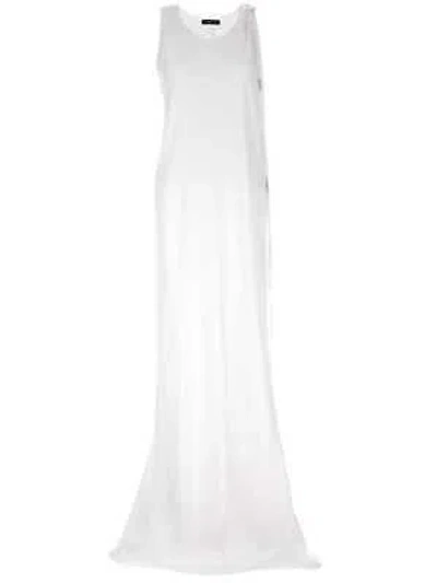 Pre-owned Ann Demeulemeester 'x-long' Dress In White