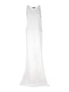 Ann Demeulemeester Sleeveless Long Dress In White