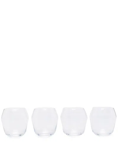 Ann Demeulemeester X Serax Billie Transparent-design Glasses In White