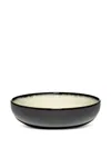 Ann Demeulemeester X Serax Black-rimmed Porcelain Bowl In Black