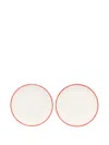 Ann Demeulemeester X Serax Dé Dinner Plate (set Of Two) In White