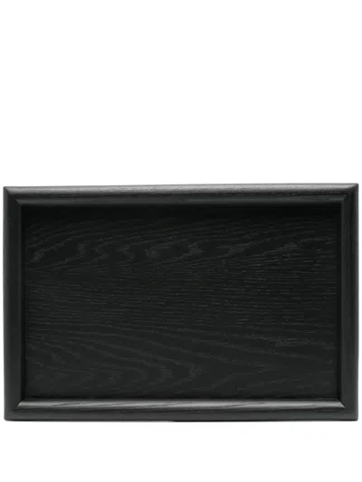 Ann Demeulemeester X Serax Dédé Wood Tray (45cm X 30cm) In 黑色