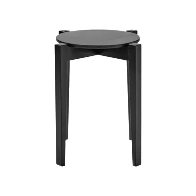 Pre-owned Ann Demeulemeester X Serax Elois Stool 'beech Black' | Men's Size Onesize