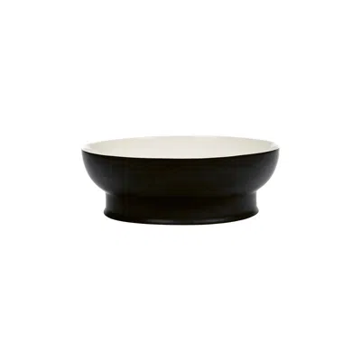 Pre-owned Ann Demeulemeester X Serax Ra Porcelain Bowl 'black/off White' | Men's Size Onesize