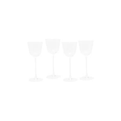 Pre-owned Ann Demeulemeester X Serax Red Wine Glass Set 'transparent Grace' | Tan | Men's Size Onesize In Brown