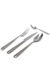 Ann Demeulemeester X Serax Stainless Steel Cutlery Set (6-person Setting) In Grey