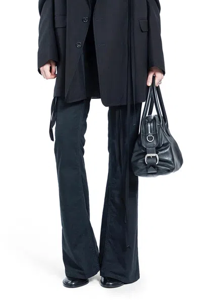 Ann Demeulemeester Xyla 5-pockets Slim Fit Bootcut Trousers In Brown