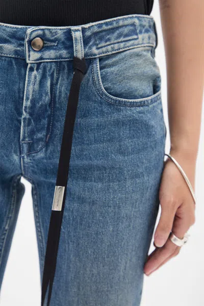 Ann Demeulemeester Xyla 5-pockets Slim Fit Bootcut Trousers In Multi