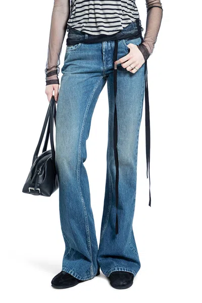Ann Demeulemeester Xyla Bootcut Jeans In Blue