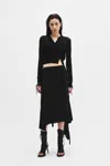 Ann Demeulemeester Medium And Long Wrap Skirt In Multicolor