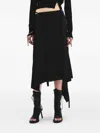 Ann Demeulemeester Medium And Long Wrap Skirt
