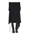 Ann Demeulemeester Ylva Midi Wrap Skirt