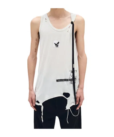 Ann Demeulemeester Ysewijn Standard Tank Top In Natural Color