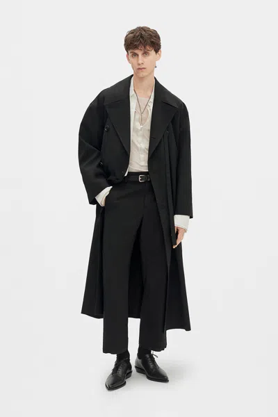 Ann Demeulemeester Ysten Cropped Trousers In Multi