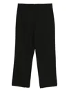 Ann Demeulemeester Ysten Cropped-hose In Black