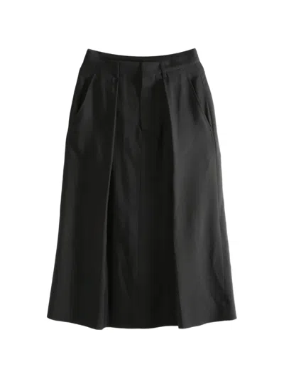 Ann Demeulemeester Yura Pleated-front Skirt In Multi
