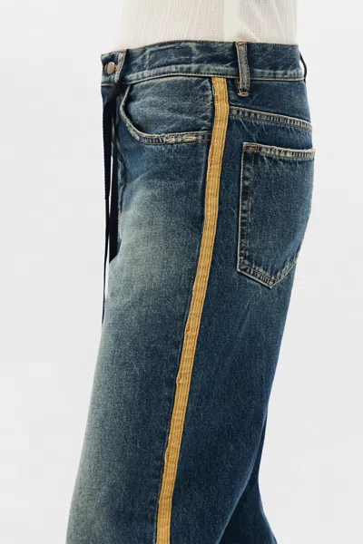 Ann Demeulemeester Zana 5-pockets Flared Cropped Trousers In Multi