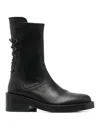 Ann Demeulemeester Woman Ankle Boots Black Size 7.5 Leather In Black