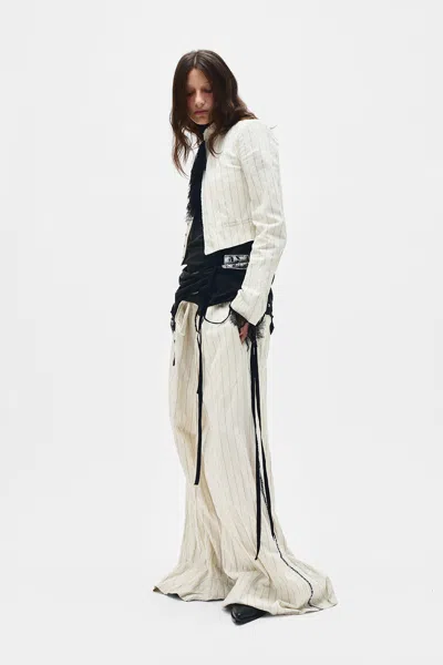 Ann Demeulemeester Zina Standard Tank Top With Printed Patch In Multicolor