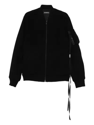 ANN DEMEULEMEESTER ZIP-FASTENING BOMBER JACKET
