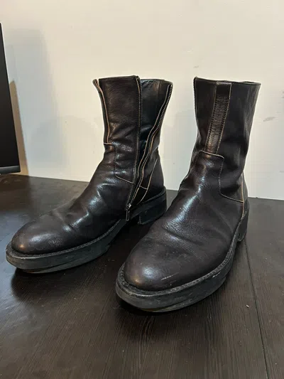 Pre-owned Ann Demeulemeester Zip Up Boots In Black