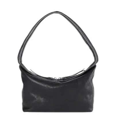 Ann Demeulemeester Zipper Shoulder Bag In Black