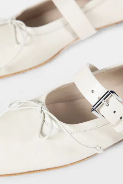 Ann Demeulemeester Zoey Ballerinas In White