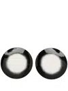 Ann Deumelemeester X Serax X Serax No.5 Porcelain Plate In 黑色