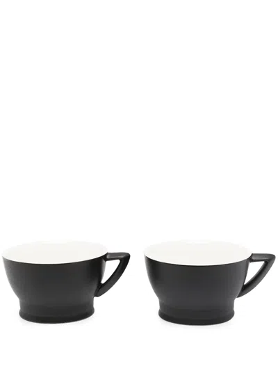 Ann Deumelemeester X Serax X Serax Set Of 2 Cups (220ml) In 黑色