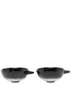 Ann Deumelemeester X Serax X Serax Set Of 2 Cups (80ml) In 黑色