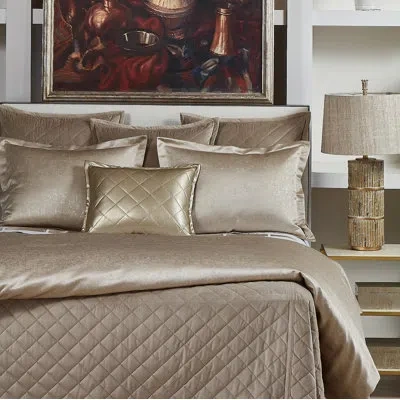 Ann Gish Aura Duvet Set In Champagne