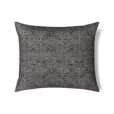 Ann Gish Delphi Jacquard Bed Pillow In Steel