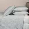 Ann Gish Double Diamond Coverlet Set, King In Silver