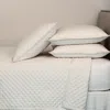 Ann Gish Double Diamond Coverlet Set, Queen In Ivory