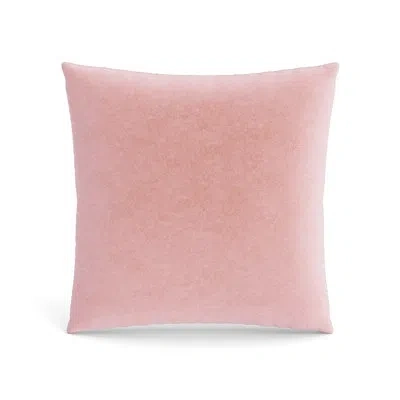 Ann Gish Fresco Velvet Throw Pillow In Blush