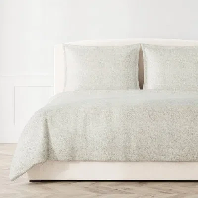 Ann Gish Glacier Coverlet In Silver