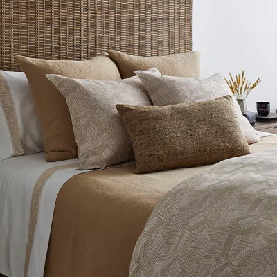 Ann Gish Great Hall Coverlet Set, Queen In Sand