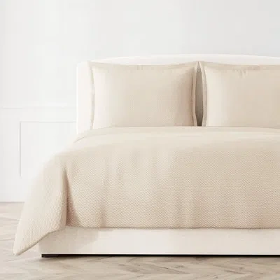 Ann Gish Hollywood Coverlet In Ecru