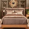 Ann Gish Imprint Duvet Cover Set, Queen In Bronze
