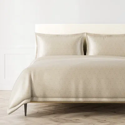 Ann Gish Imprint Jacquard Duvet Set In Bronze