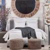 Ann Gish Linea Coverlet Set, King In White