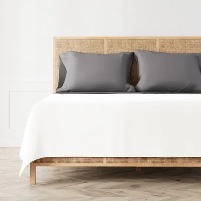 Ann Gish Linen Sheet Set In Charcoal