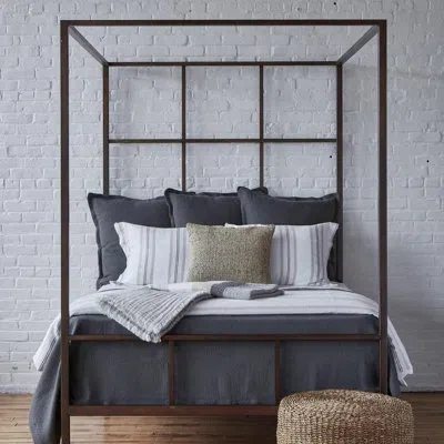 Ann Gish Neo Matelasse Coverlet Set In Charcoal