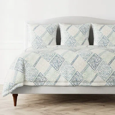 Ann Gish Oporto Duvet In Blue
