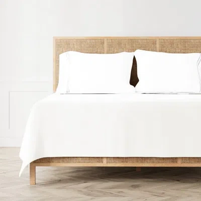 Ann Gish Orleans Sheet Set In White Gray
