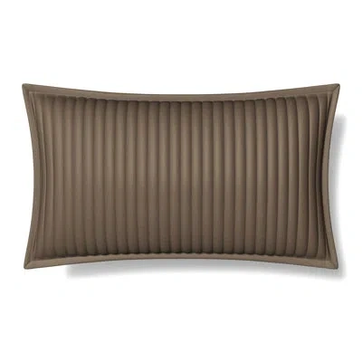 Ann Gish Quilted Silk Channel Sham In Metal