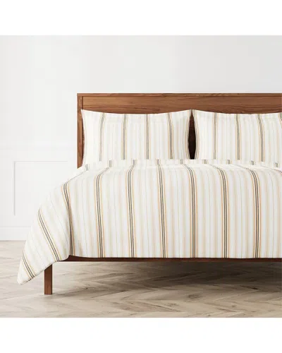 Ann Gish Sedona Duvet Set In White